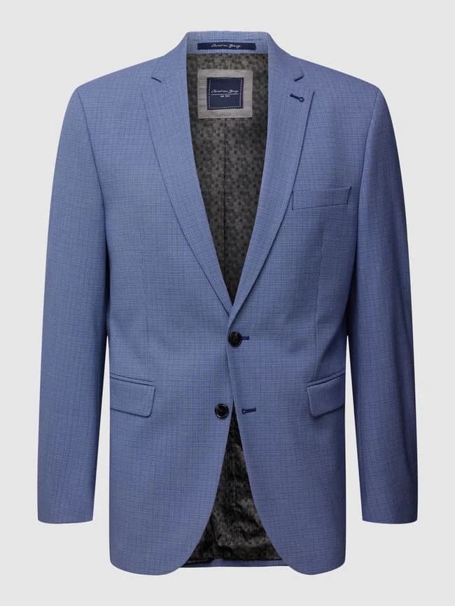 Blitzangebot ? Christian Berg Men 2-Knopf-Sakko Mit Stretch-Anteil - Blau ⌛ 2 Blitzangebot ? Christian Berg Men 2-Knopf-Sakko Mit Stretch-Anteil - Blau ⌛ – Bild 2