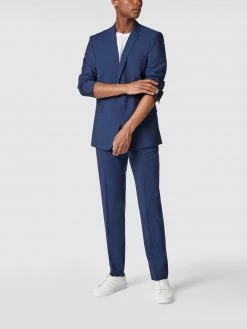 Angebote ✨ Strellson Slim Fit Anzughose Aus Reiner Schurwolle - Blau ?