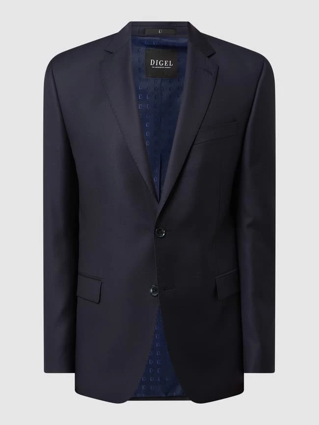 Coupon ? DIGEL Modern Fit 2-Knopf-Sakko Aus Schurwolle Modell 'Duncan' - Marineblau ? 2 Coupon ? DIGEL Modern Fit 2-Knopf-Sakko Aus Schurwolle Modell 'Duncan' - Marineblau ? – Bild 2