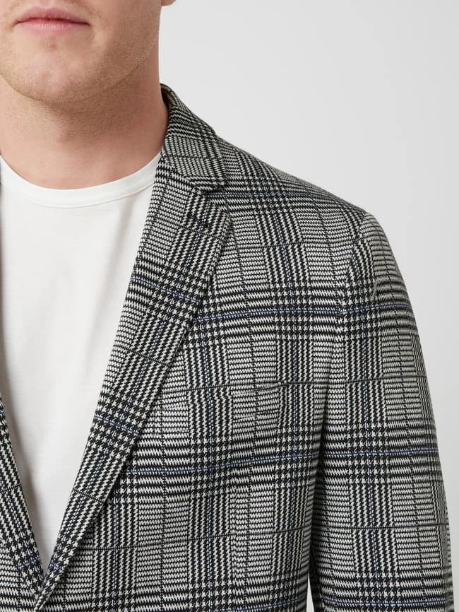 Bester Verkauf ⭐ Drykorn Slim Fit 2-Knopf-Sakko Mit Glencheck Modell 'Hurley' - Hellgrau ? 3 Bester Verkauf ⭐ Drykorn Slim Fit 2-Knopf-Sakko Mit Glencheck Modell 'Hurley' - Hellgrau ? – Bild 3