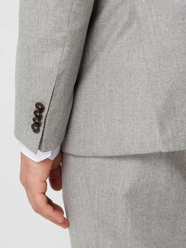 Bester Verkauf ✨ Carl Gross Modern Fit 2-Knopf-Sakko Aus Schurwolle Modell 'Sid' - Hellgrau ✨ 7 Bester Verkauf ✨ Carl Gross Modern Fit 2-Knopf-Sakko Aus Schurwolle Modell 'Sid' - Hellgrau ✨ – Bild 7