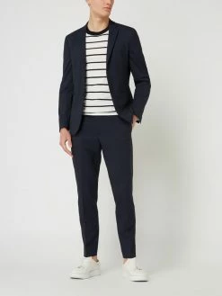 Billig ⌛ Selected Homme Slim Fit 2-Knopf-Sakko Mit Stretch-Anteil Modell 'Josh' - Dunkelblau ?