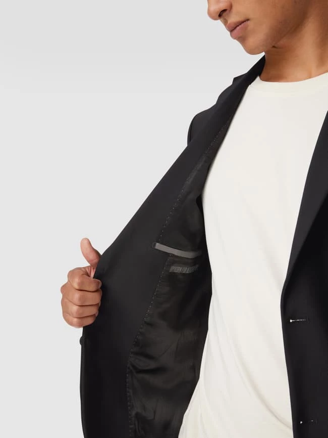 Neu ? Drykorn Slim Fit 2-Knopf-Sakko Mit Stretch-Anteil Modell 'Hurley' - Schwarz ? 3 Neu ? Drykorn Slim Fit 2-Knopf-Sakko Mit Stretch-Anteil Modell 'Hurley' - Schwarz ? – Bild 3