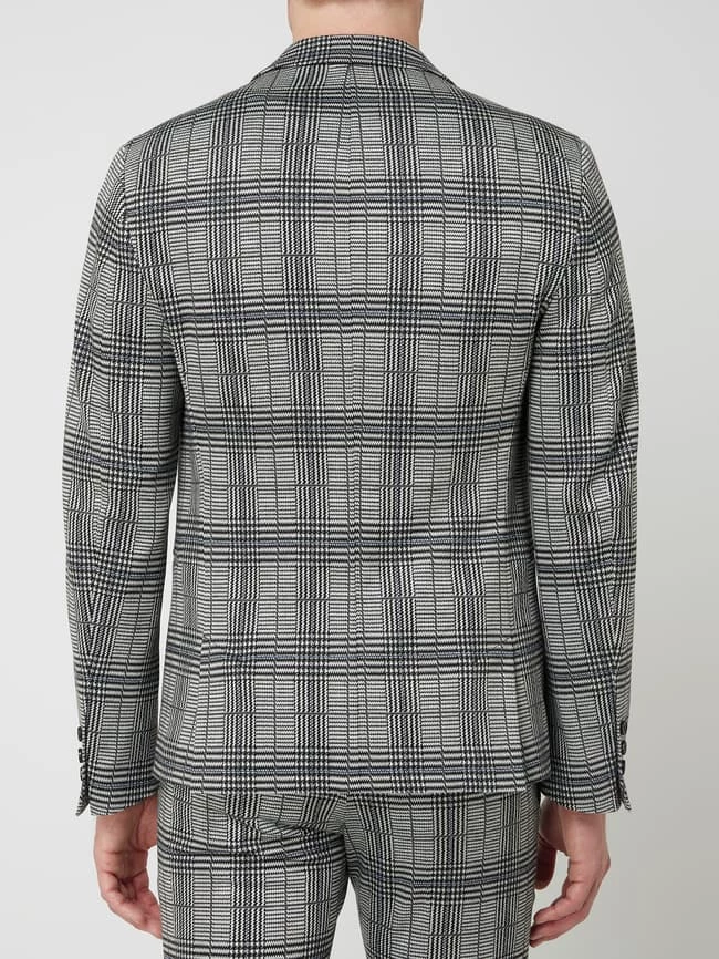 Bester Verkauf ⭐ Drykorn Slim Fit 2-Knopf-Sakko Mit Glencheck Modell 'Hurley' - Hellgrau ? 5 Bester Verkauf ⭐ Drykorn Slim Fit 2-Knopf-Sakko Mit Glencheck Modell 'Hurley' - Hellgrau ? – Bild 5