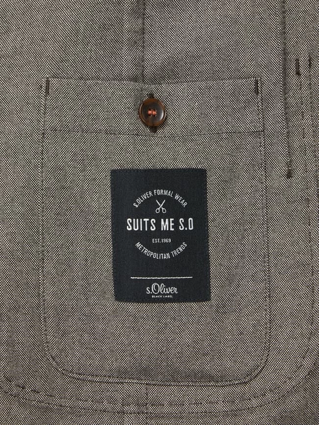 Schlussverkauf ? S.Oliver BLACK LABEL 2-Knopf-Sakko Mit Stretch-Anteil - Mittelgrau ? 7 Schlussverkauf ? S.Oliver BLACK LABEL 2-Knopf-Sakko Mit Stretch-Anteil - Mittelgrau ? – Bild 7