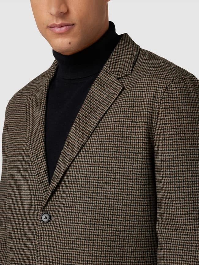 Besorgen ? Selected Homme 2-Knopf-Sakko Mit Hahnentrittmuster Modell 'REG-TROY BLZ' - Mittelbraun ❤️ 3 Besorgen ? Selected Homme 2-Knopf-Sakko Mit Hahnentrittmuster Modell 'REG-TROY BLZ' - Mittelbraun ❤️ – Bild 3