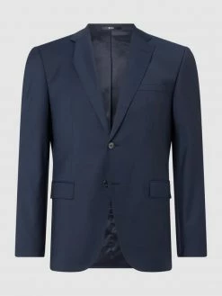 Blitzangebot ✔️ BOSS Regular Fit 2-Knopf-Sakko Aus Schurwollmischung Modell 'Jasper' - Marineblau ?