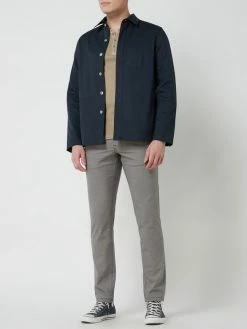 Auslauf ? Tiger Of Sweden Sakko Aus Baumwolle Modell 'Siskin' - Dunkelblau ?