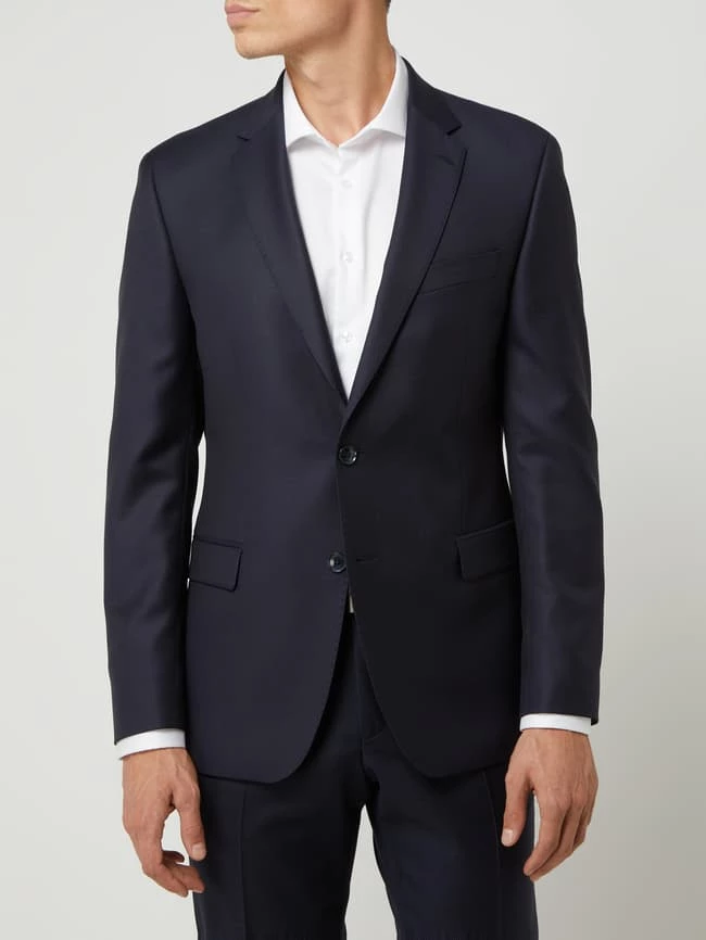 Coupon ? DIGEL Modern Fit 2-Knopf-Sakko Aus Schurwolle Modell 'Duncan' - Marineblau ? 4 Coupon ? DIGEL Modern Fit 2-Knopf-Sakko Aus Schurwolle Modell 'Duncan' - Marineblau ? – Bild 4