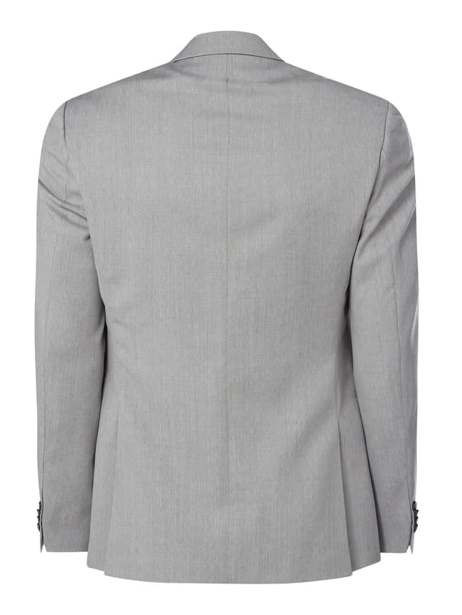 Bestes Angebot ? Tiger Of Sweden Slim Fit 2-Knopf-Sakko Aus Wolle Modell 'Jamonte' - Hellgrau ? 4 Bestes Angebot ? Tiger Of Sweden Slim Fit 2-Knopf-Sakko Aus Wolle Modell 'Jamonte' - Hellgrau ? – Bild 4