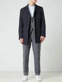 Budget ? Matinique Slim Fit 2-Knopf-Sakko Mit Leinen-Anteil Modell 'Mageorge' - Marineblau ?