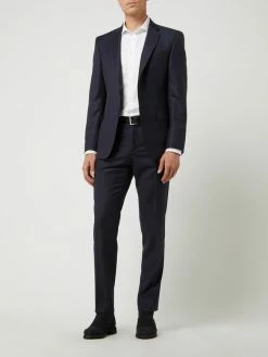 Coupon ? DIGEL Modern Fit 2-Knopf-Sakko Aus Schurwolle Modell 'Duncan' - Marineblau ?