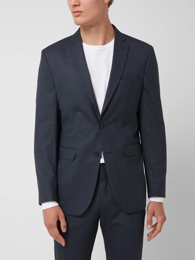 Schlussverkauf ? Selected Homme Slim Fit 2-Knopf-Sakko Mit Stretch-Anteil Modell 'Timelogan' - Dunkelblau ❤️ 4 Schlussverkauf ? Selected Homme Slim Fit 2-Knopf-Sakko Mit Stretch-Anteil Modell 'Timelogan' - Dunkelblau ❤️ – Bild 4