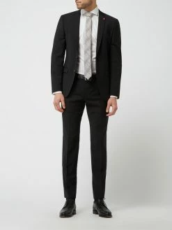 Blitzangebot ? Roy Robson Extra Slim Fit 2-Knopf-Sakko Aus Schurwollmischung - Schwarz ⭐