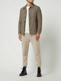 Rabatt ? CG - Club Of Gents Slim Fit Sakko Aus Wollmischung Modell 'Conrow' - Mittelbraun ⭐