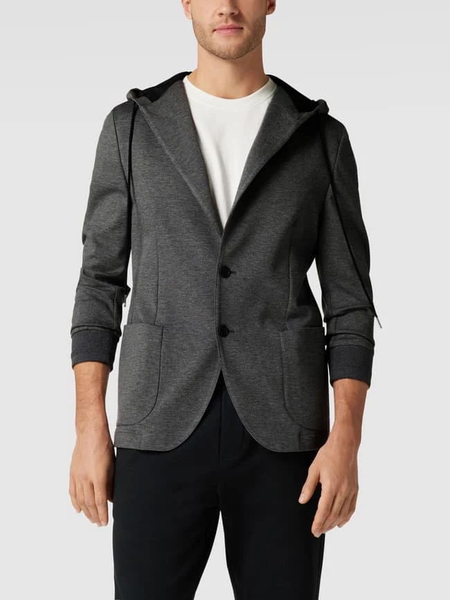 Schlussverkauf ❤️ Tommy Hilfiger Sakko Mit Kapuze - Mittelgrau ? 4 Schlussverkauf ❤️ Tommy Hilfiger Sakko Mit Kapuze - Mittelgrau ? – Bild 4