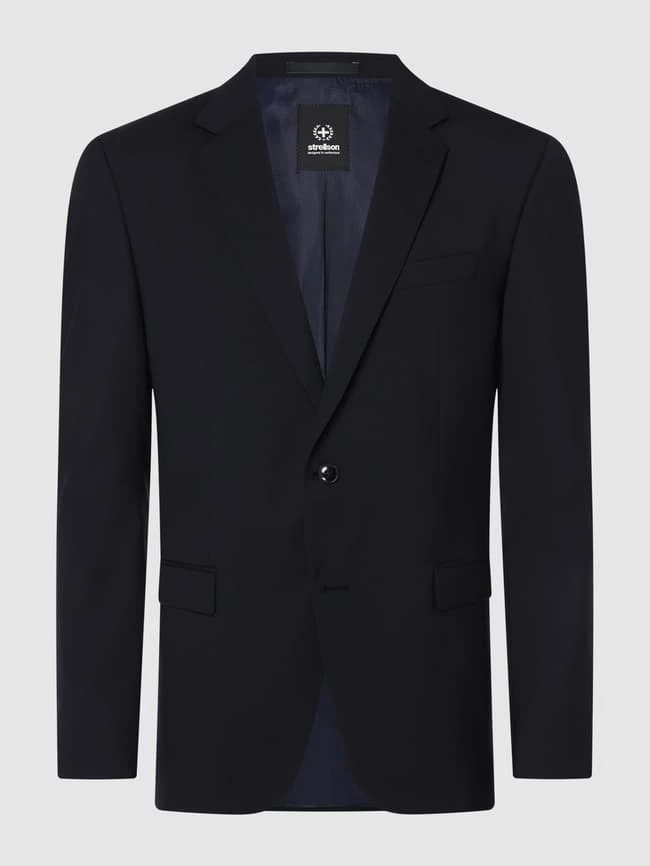 Coupon ? Strellson 2-Knopf-Sakko Mit Pattentaschen Modell 'Aiden' - Blau ? 1 Coupon ? Strellson 2-Knopf-Sakko Mit Pattentaschen Modell 'Aiden' - Blau ?