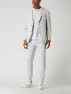 Besorgen ? Pierre Cardin 2-Knopf-Sakko Mit Stretch-Anteil Modell 'Manel' - 'Futureflex' - Silber Meliert ?