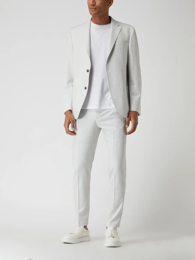 Besorgen ? Pierre Cardin 2-Knopf-Sakko Mit Stretch-Anteil Modell 'Manel' - 'Futureflex' - Silber Meliert ? 1 Besorgen ? Pierre Cardin 2-Knopf-Sakko Mit Stretch-Anteil Modell 'Manel' - 'Futureflex' - Silber Meliert ?