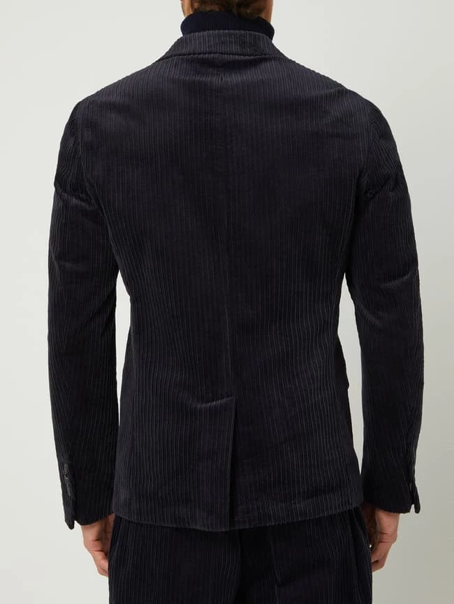 Bestpreis ? Antony Morato Slim Fit 2-Knopf-Sakko Aus Cord 'Zelda' - Marineblau ? 6 Bestpreis ? Antony Morato Slim Fit 2-Knopf-Sakko Aus Cord 'Zelda' - Marineblau ? – Bild 6