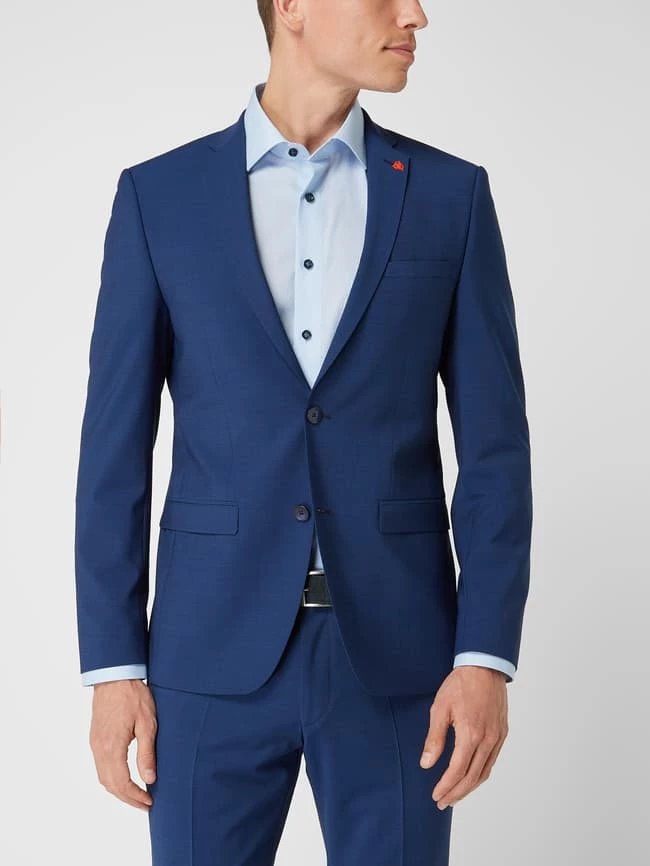 Budget ? Roy Robson Extra Slim Fit Anzug Mit Schurwoll-Anteil - Blau ? 4 Budget ? Roy Robson Extra Slim Fit Anzug Mit Schurwoll-Anteil - Blau ? – Bild 4