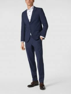 Besorgen ⭐ CG - Club Of Gents Slim Fit 2-Knopf-Sakko Mit Stretch-Anteil Modell 'Caden' - Royalblau ✔️