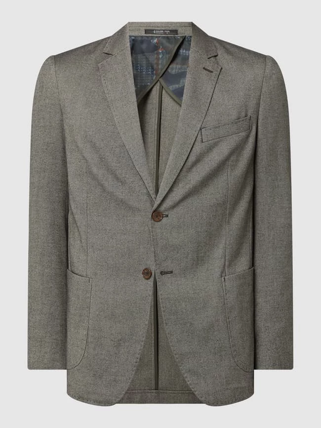 Schlussverkauf ? S.Oliver BLACK LABEL 2-Knopf-Sakko Mit Stretch-Anteil - Mittelgrau ? 2 Schlussverkauf ? S.Oliver BLACK LABEL 2-Knopf-Sakko Mit Stretch-Anteil - Mittelgrau ? – Bild 2