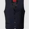Schlussverkauf ? HUGO Anzugweste Mit Paspeltaschen - Blau ⭐