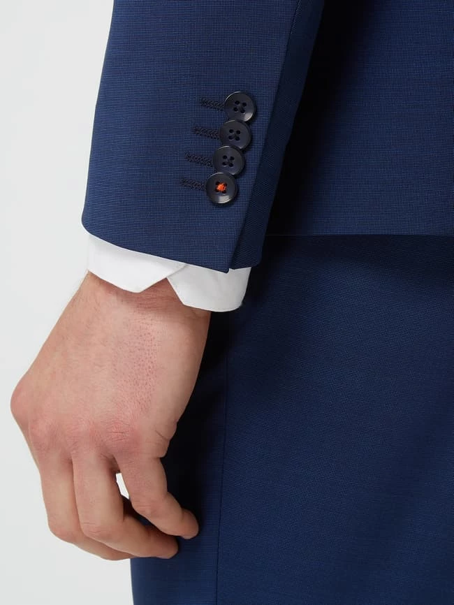 Blitzangebot ? Roy Robson Extra Slim Fit 2-Knopf-Sakko Mit Schurwoll-Anteil - Blau ? 6 Blitzangebot ? Roy Robson Extra Slim Fit 2-Knopf-Sakko Mit Schurwoll-Anteil - Blau ? – Bild 6