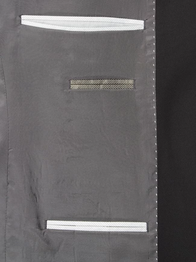 Besorgen ? Christian Berg Men Slim Fit 2-Knopf-Sakko Mit Webmuster - Schwarz ? 3 Besorgen ? Christian Berg Men Slim Fit 2-Knopf-Sakko Mit Webmuster - Schwarz ? – Bild 3