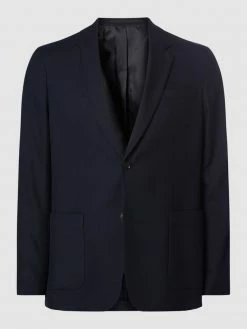 Angebote ? Tiger Of Sweden Slim Fit 2-Knopf-Sakko Mit Fallendem Revers Modell 'Josef' - Marineblau ?